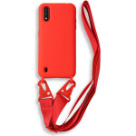 Bodycell Silicon Case �� ������� Samsung A01 Red - (BL-00033)