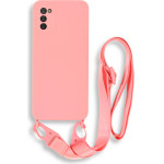 Bodycell Silicon Case �� ������� Samsung A02s Pink - (BL-00037)