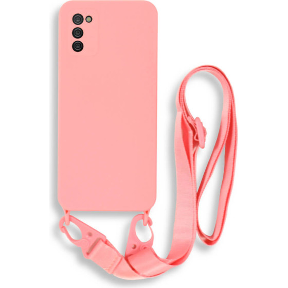 Bodycell Silicon Case �� ������� Samsung A02s Pink - (BL-00037)