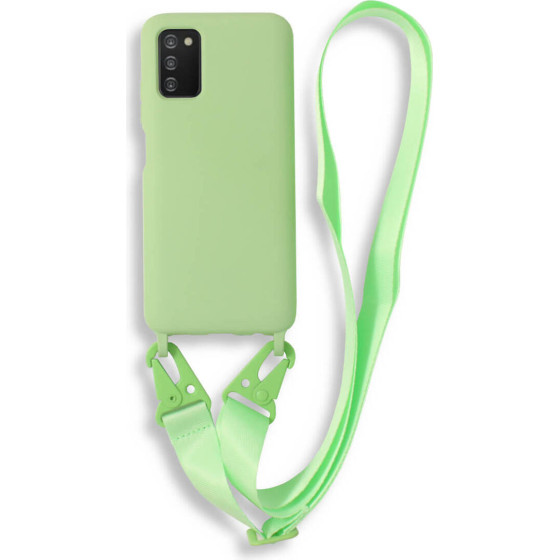 Bodycell Silicon Case �� ������� Samsung A03s Green - (BL-00038)