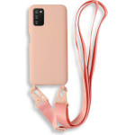 Bodycell Silicon Case �� ������� Samsung A03s Pink - (BL-00039)