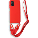 Bodycell Silicon Case �� ������� Samsung A03s Red - (BL-00040)