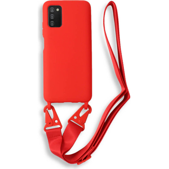 Bodycell Silicon Case �� ������� Samsung A03s Red - (BL-00040)