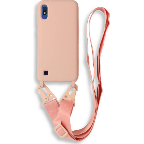 Bodycell Silicon Case �� ������� Samsung A10/M10 Pink - (BL-00043)