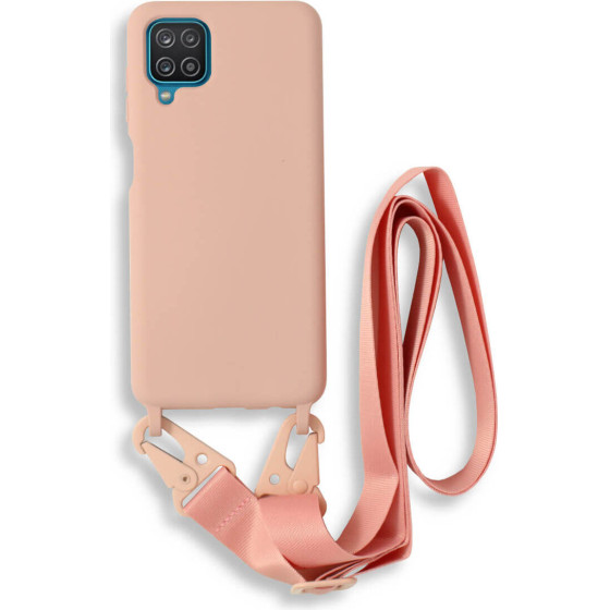 Bodycell Silicon Case �� ������� Samsung A12 Pink - (BL-00047)