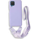 Bodycell Silicon Case �� ������� Samsung A12 Violet - (BL-00049)