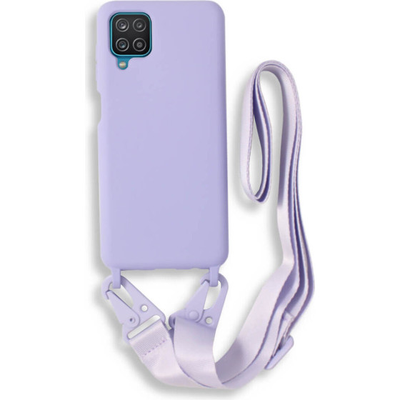 Bodycell Silicon Case �� ������� Samsung A12 Violet - (BL-00049)