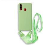 Bodycell Silicon Case �� ������� Samsung A20s Green - (BL-00050)