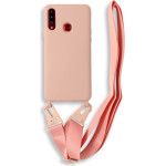Bodycell Silicon Case �� ������� Samsung A20s Pink - (BL-00051)
