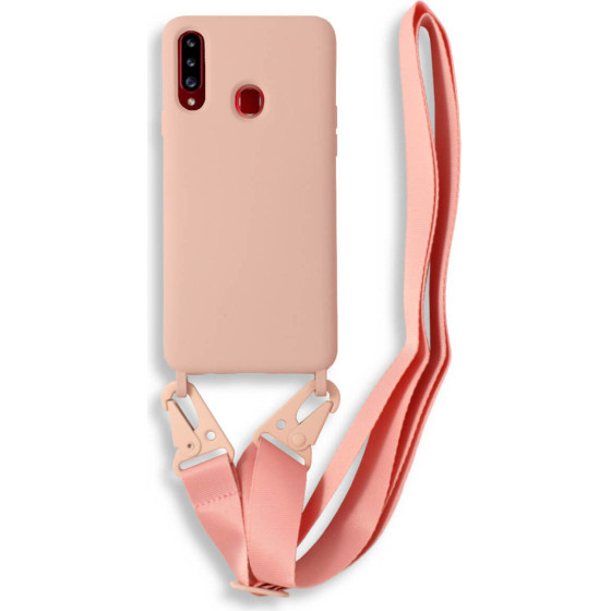 Bodycell Silicon Case �� ������� Samsung A20s Pink - (BL-00051)