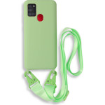 Bodycell Silicon Case �� ������� Samsung A21s Green - (BL-00054)