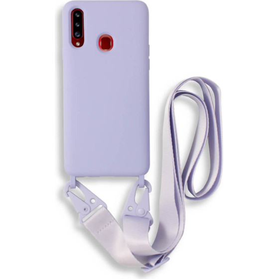 Bodycell Silicon Case �� ������� Samsung A20s Violet - (BL-00053)