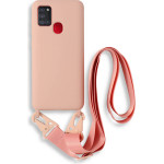 Bodycell Silicon Case �� ������� Samsung A21s Pink - (BL-00055)