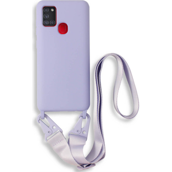 Bodycell Silicon Case �� ������� Samsung A21s Violet - (BL-00057)