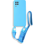 Bodycell Silicon Case �� ������� Samsung A22 4G Blue - (BL-00058)