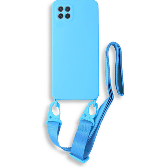 Bodycell Silicon Case �� ������� Samsung A22 5G Blue - (BL-00061)
