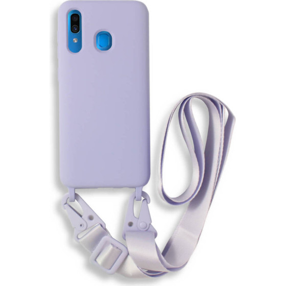 Bodycell Silicon Case �� ������� Samsung A30 Violet - (BL-00067)