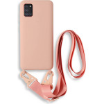 Bodycell Silicon Case �� ������� Samsung A31 Pink - (BL-00069)