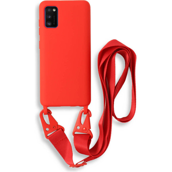 Bodycell Silicon Case �� ������� Samsung A41 Red - (BL-00080)