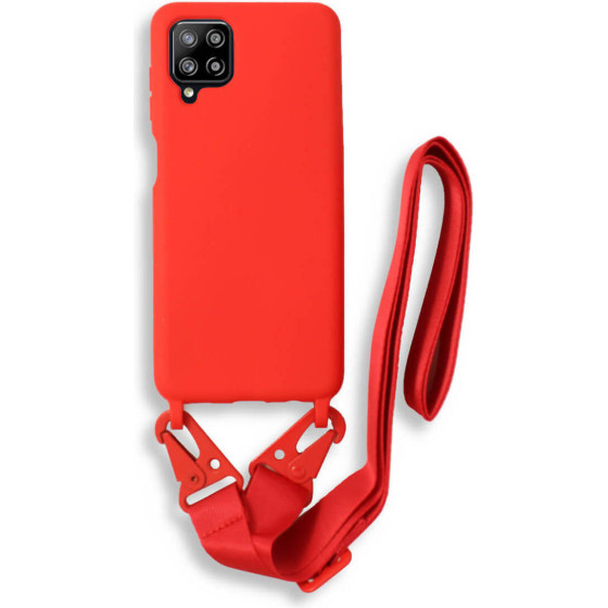 Bodycell Silicon Case �� ������� Samsung A42 5G Red - (BL-00084)