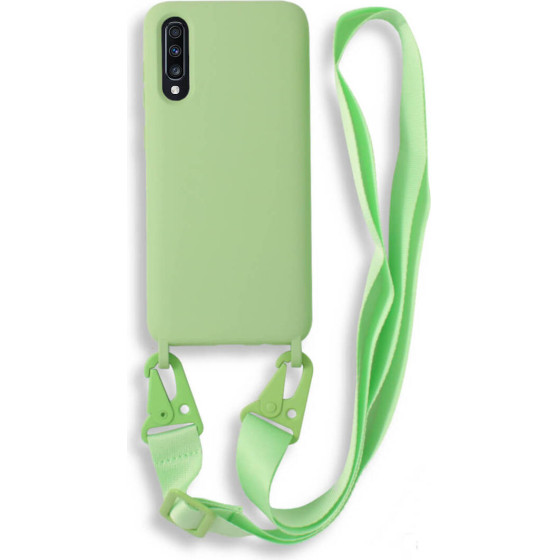Bodycell Silicon Case �� ������� Samsung A70/A70s Green - (BL-00093)