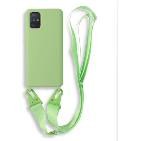 Bodycell Silicon Case �� ������� Samsung A71 4G Green - (BL-00097)