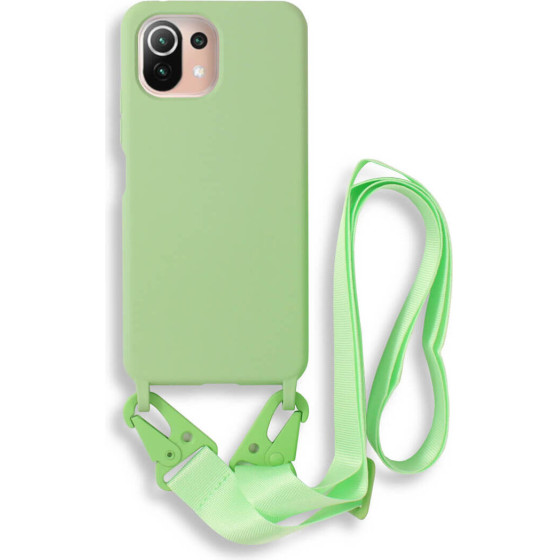 Bodycell Silicon Case �� ������� Xiaomi Mi 11 Lite Green - (BL-00121)