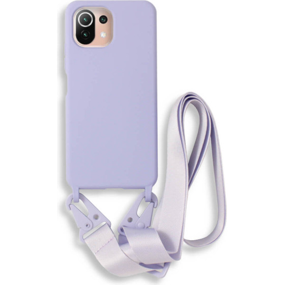 Bodycell Silicon Case �� ������� Xiaomi Mi 11 Lite Violet - (BL-00124)