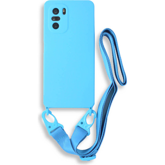 Bodycell Silicon Case �� ������� Xiaomi Mi 11i/Poco F3 Blue - (BL-00163)