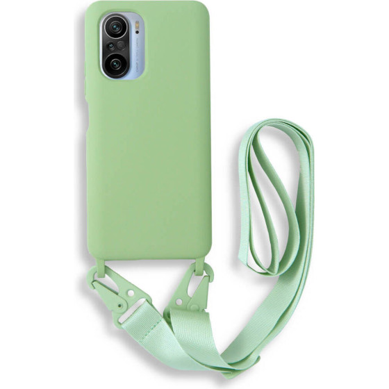 Bodycell Silicon Case �� ������� Xiaomi Mi 11i/Poco F3 Light Green - (BL-00125)