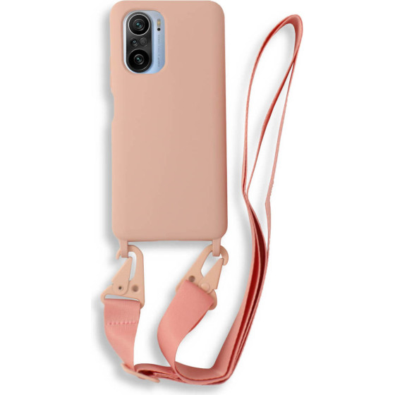 Bodycell Silicon Case �� ������� Xiaomi Mi 11i/Poco F3 Light Pink - (BL-00126)