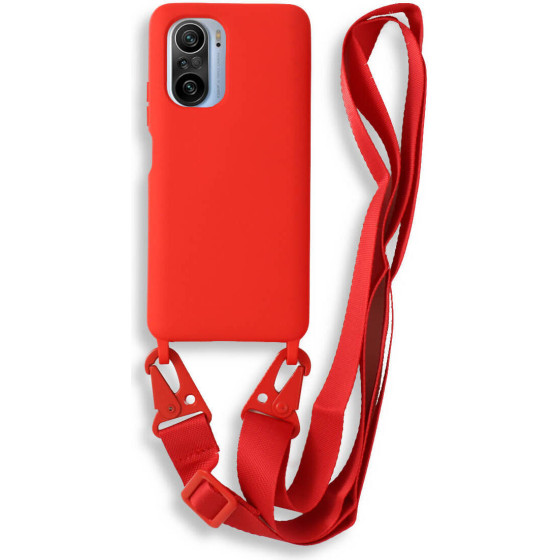 Bodycell Silicon Case �� ������� Xiaomi Mi 11i/Poco F3 Red - (BL-00127)