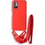 Bodycell Silicon Case �� ������� Xiaomi Note 10 5G/Note 10T 5G/Poco M3 Pro 4G/5G Red - (BL-00138)