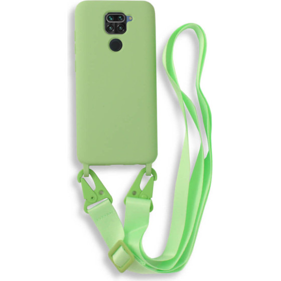 Bodycell Silicon Case �� ������� Xiaomi Note 9/Redmi 10x 4G Green - (BL-00151)