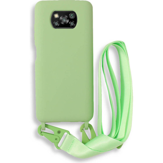 Bodycell Silicon Case �� ������� Xiaomi Poco X3/X3 Pro/X3 NFC Green - (BL-00166)