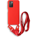 Bodycell Silicon Case �� ������� Xiaomi Redmi 10/Note 11 4G Red - (BL-00172)