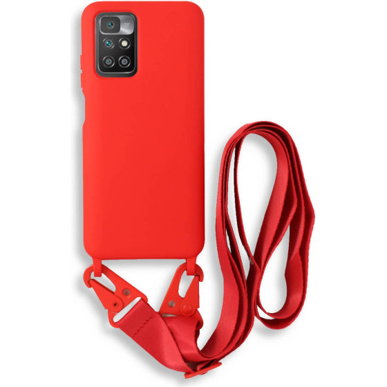 Bodycell Silicon Case �� ������� Xiaomi Redmi 10/Note 11 4G Red - (BL-00172)