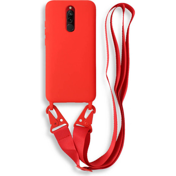 Bodycell Silicon Case �� ������� Xiaomi Redmi 8 Red - (BL-00176)
