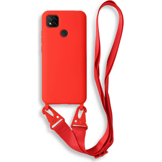 Bodycell Silicon Case �� ������� Xiaomi Redmi 9C/Poco C3 Red - (BL-00188)