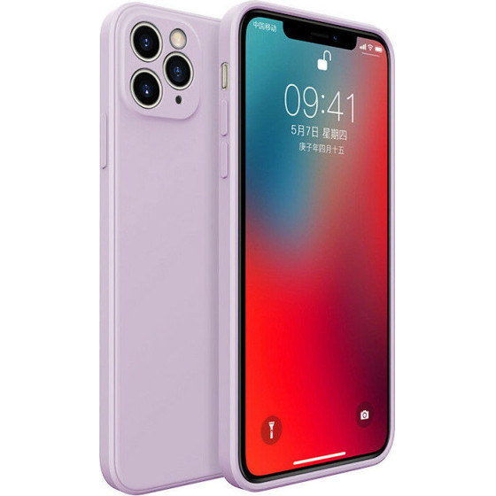 Bodycell Square Liquid Silicon Case iPhone 11 Pro Light Violet - (04-00722)