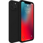 Bodycell Square Liquid Silicon Case iPhone 11 Pro Max Black - (04-00888)