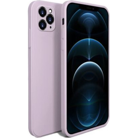 Bodycell Square Liquid Silicon Case iPhone 11 Pro Max Light Violet - (04-00728)