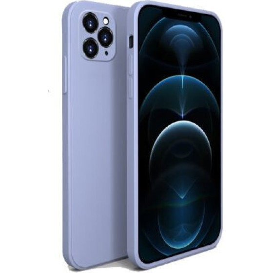 Bodycell Square Liquid Silicon Case iPhone 11 Pro Max Light Blue - (04-00729)