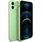 Bodycell Square Liquid Silicon Case iPhone 12 mini Light Green - (04-00733)
