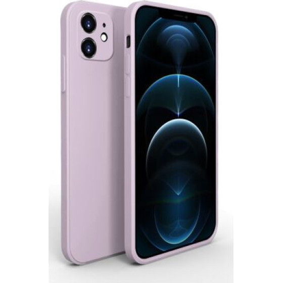 Bodycell Square Liquid Silicon Case iPhone 12 mini Light Violet - (04-00731)