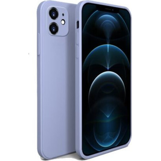 Bodycell Square Liquid Silicon Case iPhone 12 mini Light Blue - (04-00732)