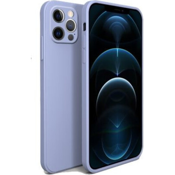 Bodycell Square Liquid Silicon Case iPhone 12 Pro Light Blue - (04-00742)
