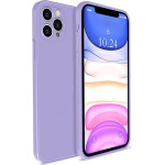 Bodycell Square Liquid Silicon Case iPhone 12 Pro Max Light Blue - (04-00749)
