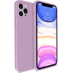 Bodycell Square Liquid Silicon Case iPhone 12 Pro Max Light Violet - (04-00748)
