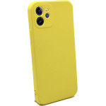 Bodycell Square Liquid Silicon Case iPhone 12 Pro Yellow - (04-00746)